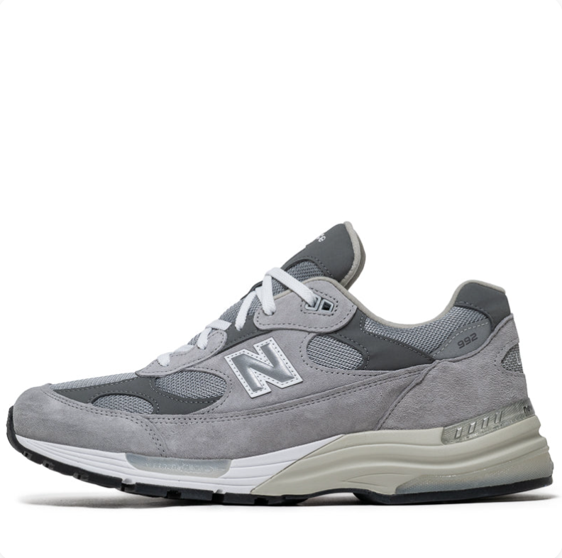New Balance 992 Sneakers - Grey & Cream