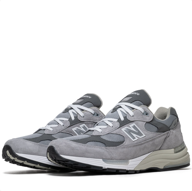 New Balance 992 Sneakers - Grey & Cream