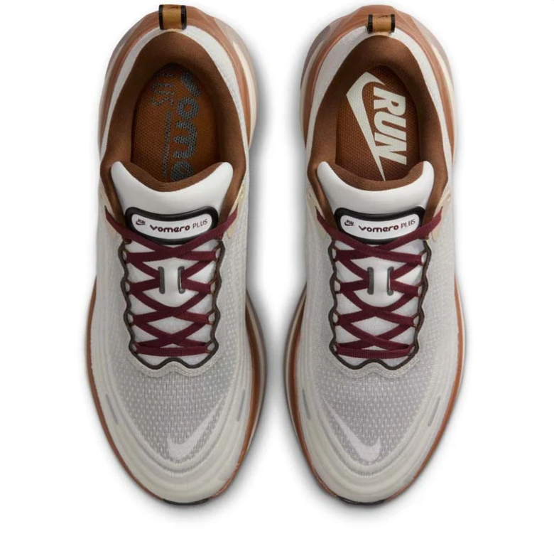 Nike Vomero Plus Sneakers - Cream, Bronze & Burgundy