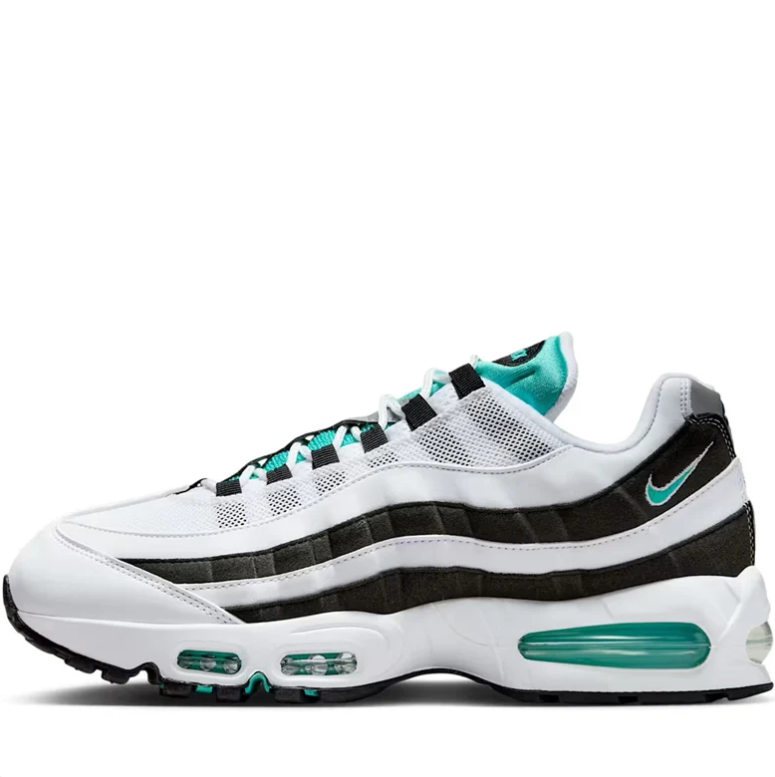 Nike Air Max 95 Sneakers - White, Black & Teal