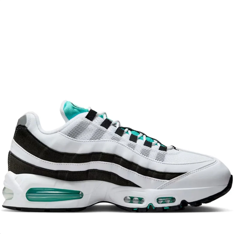 Nike Air Max 95 Sneakers - White, Black & Teal