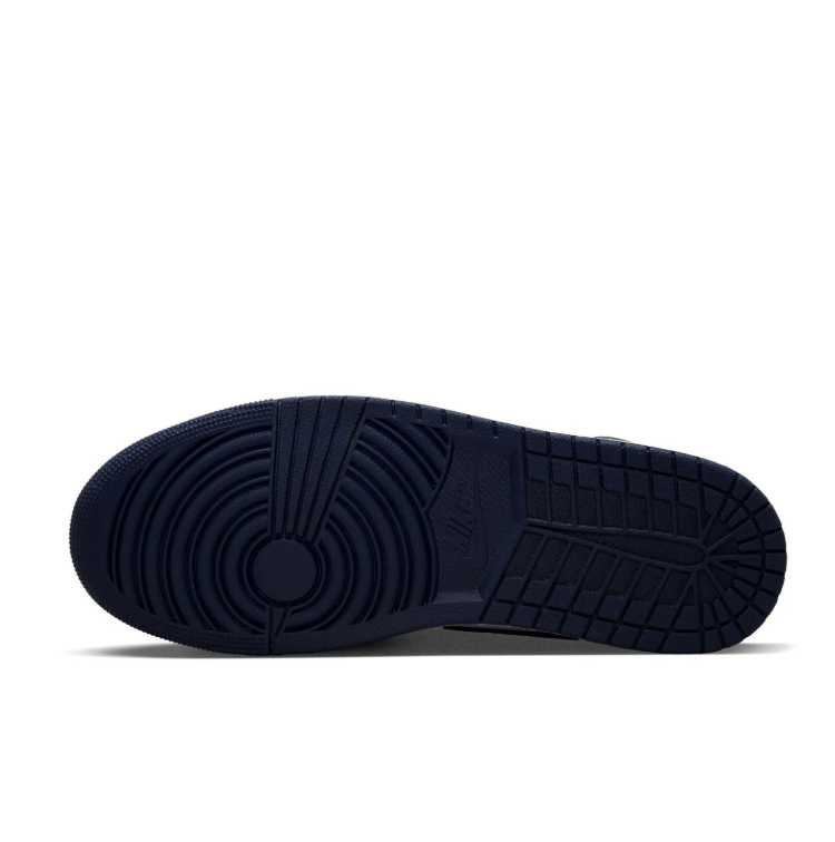Air Jordan 1 Mid Sneakers - Navy & White
