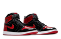 Air Jordan 1 High Sneakers - Glossy Black & Red