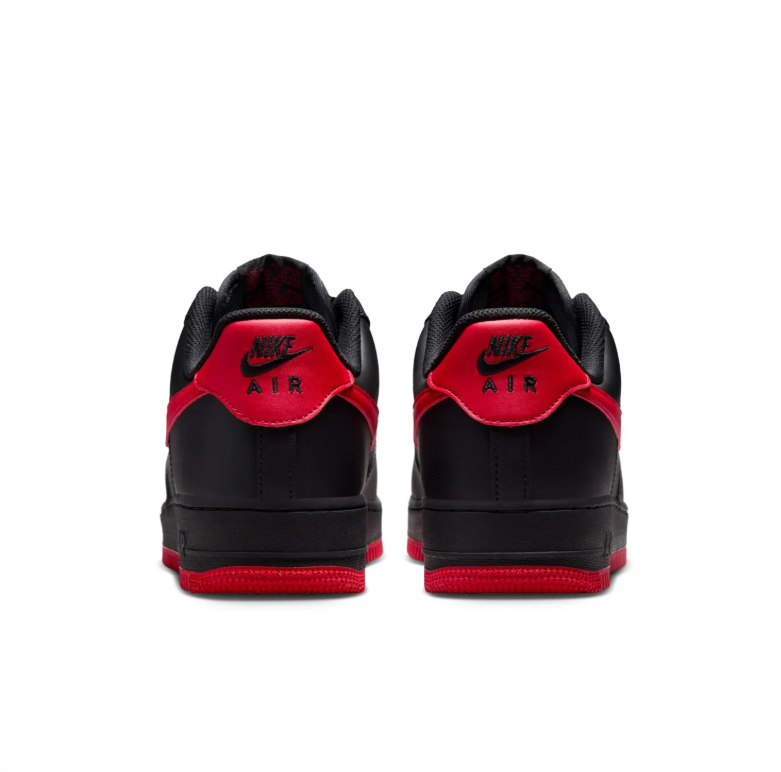 Nike Air Force 1 Low Sneakers - Black & Red