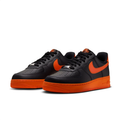 Nike Air Force 1 Low Sneakers - Black & Orange with Orange Sole