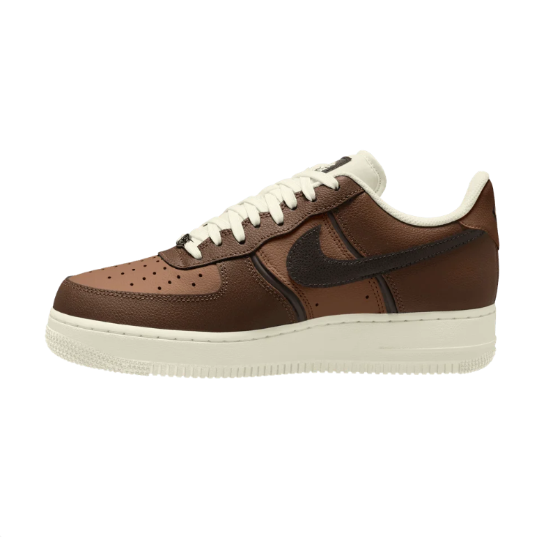Nike Air Force 1 Low Sneakers - Brown, Tan & Cream