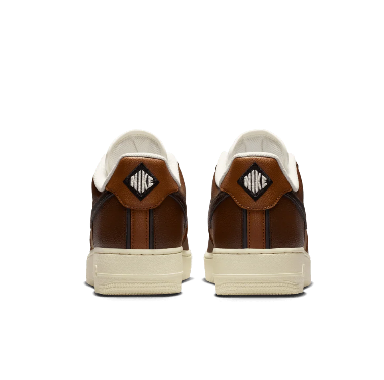 Nike Air Force 1 Low Sneakers - Brown, Tan & Cream