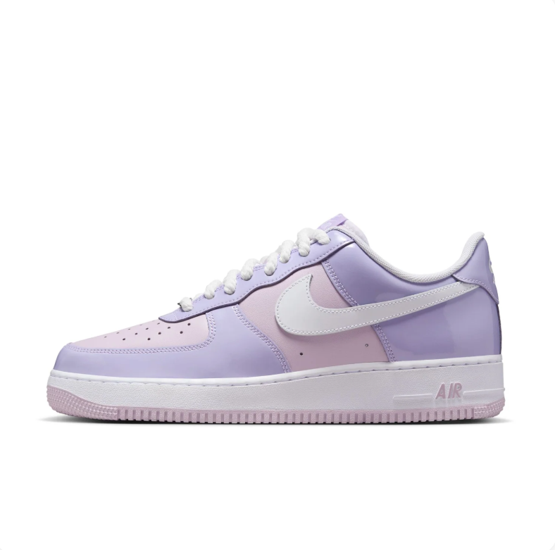 Nike Air Force 1 Low Sneakers - Lavender, Pink & White