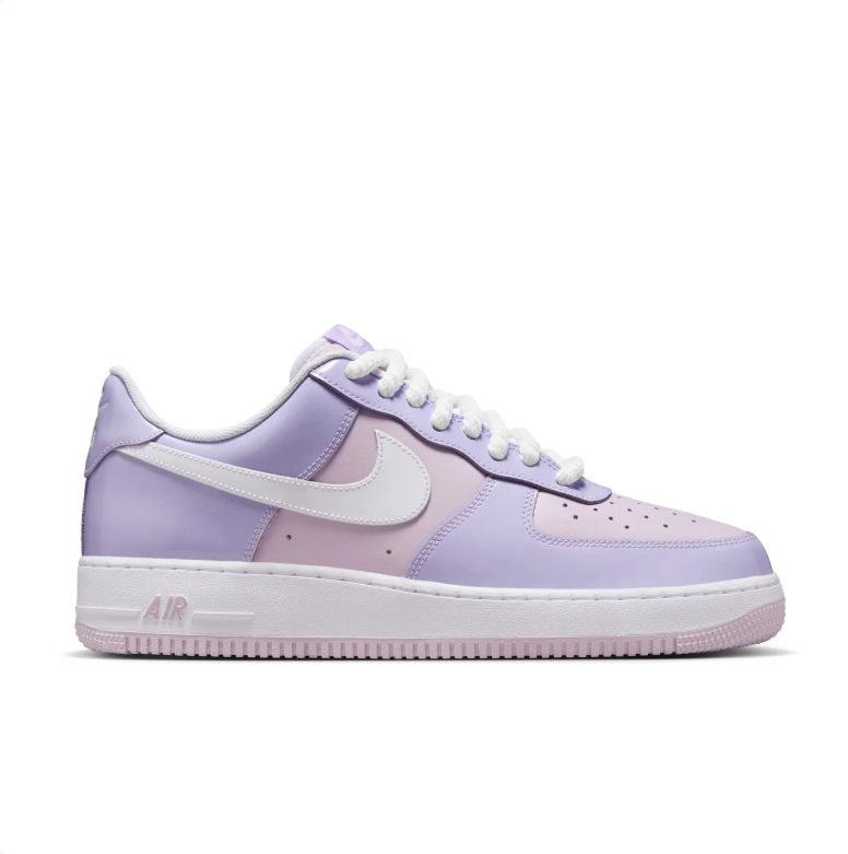 Nike Air Force 1 Low Sneakers - Lavender, Pink & White
