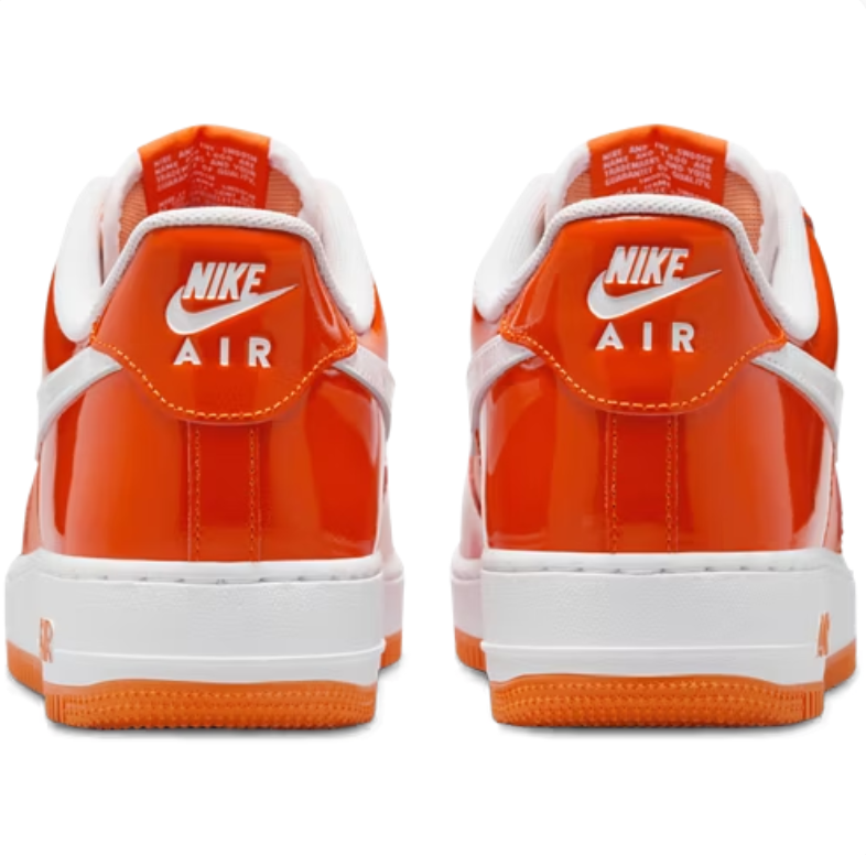 Nike Air Force 1 Low Sneakers - Orange, Peach & White