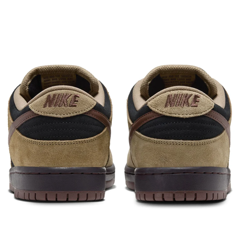 Nike SB Dunk Low Pro Sneakers - Black, Khaki & Brown