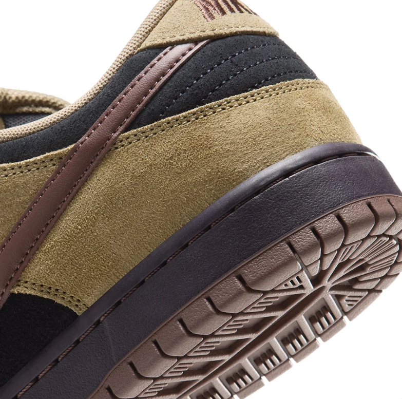 Nike SB Dunk Low Pro Sneakers - Black, Khaki & Brown