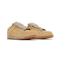 Nike Dunk Low Sneakers - Sand & Khaki with Gum Sole