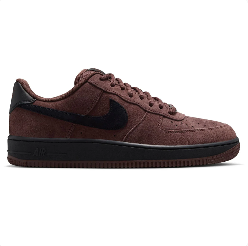 Nike Air Force 1 Low Sneakers - Dark Brown & Black