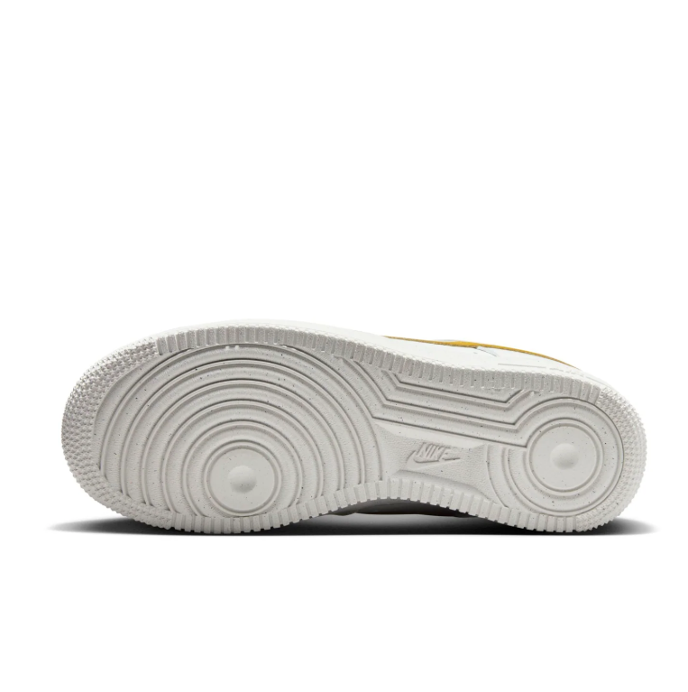 Nike Air Force 1 Low Sneakers - White & Mustard Gold