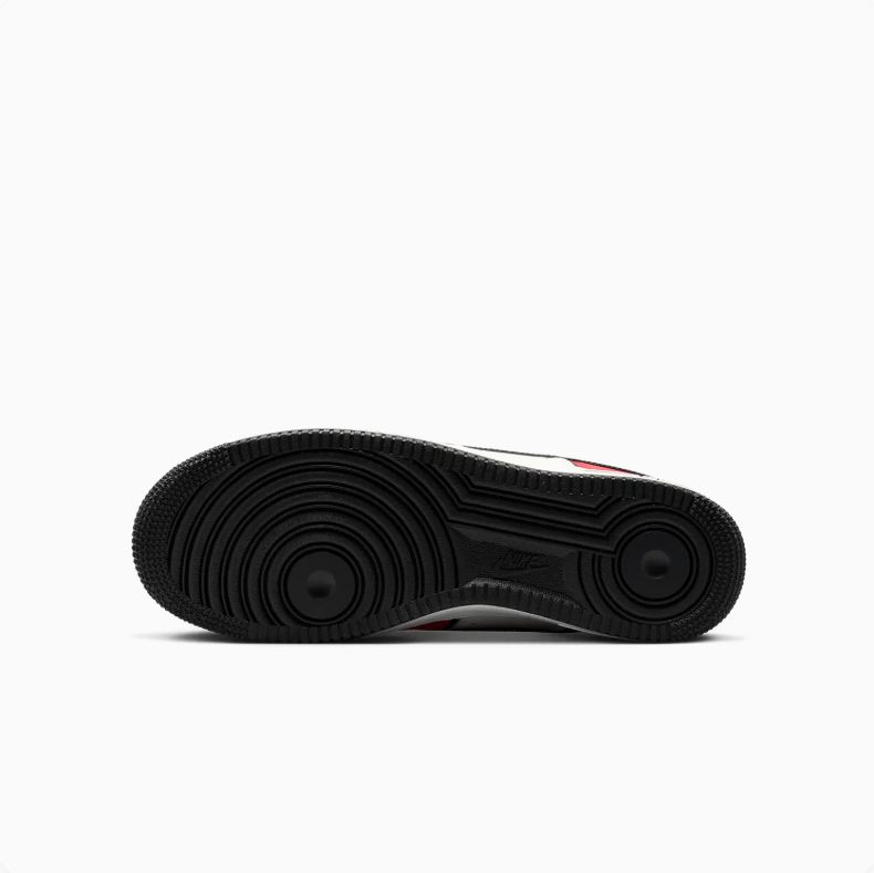 Nike Low-Top Sneakers - Red & White with Black Swoosh